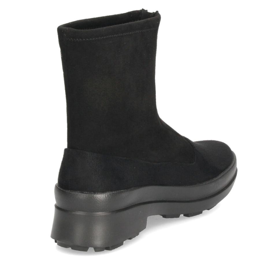 ルコック レディース ブーツ 雨 雪 防水 厚底 スノーブーツ ショート ファスナー 防滑 軽量 LCS ベレー IV LG QL3WJD90BK QZ3WJD87GY ルコックスポルティフ