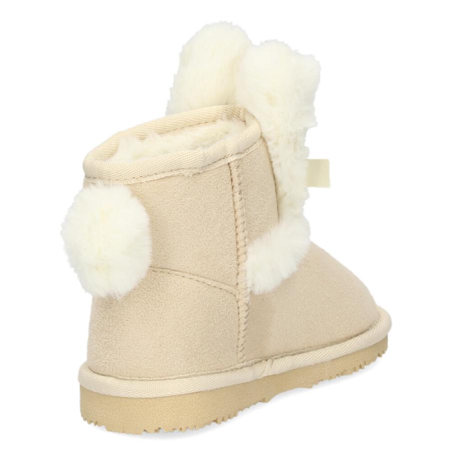 ムートンブーツ キッズ ショート 女の子 うさぎ ふわふわ あったか