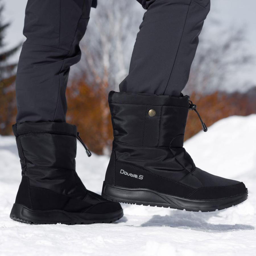 スノーブーツ メンズ レディース 滑らない 凍結 防滑 撥水 防寒 軽量