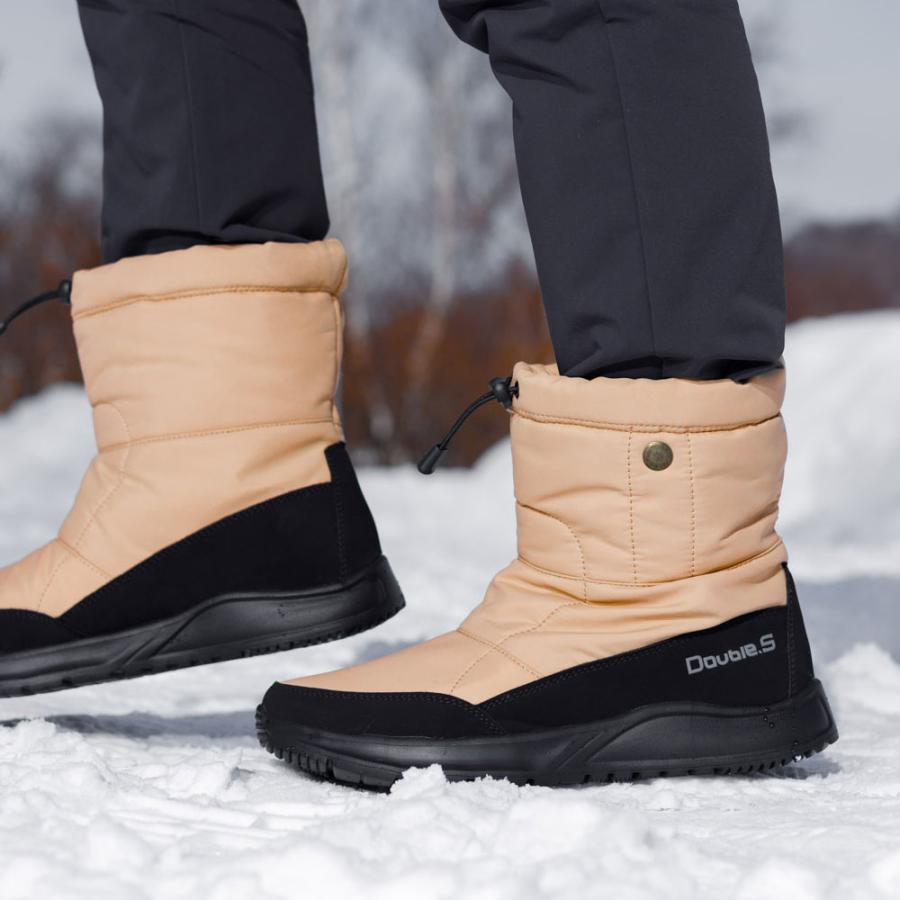 スノーブーツ メンズ レディース 滑らない 凍結 防滑 撥水 防寒 軽量