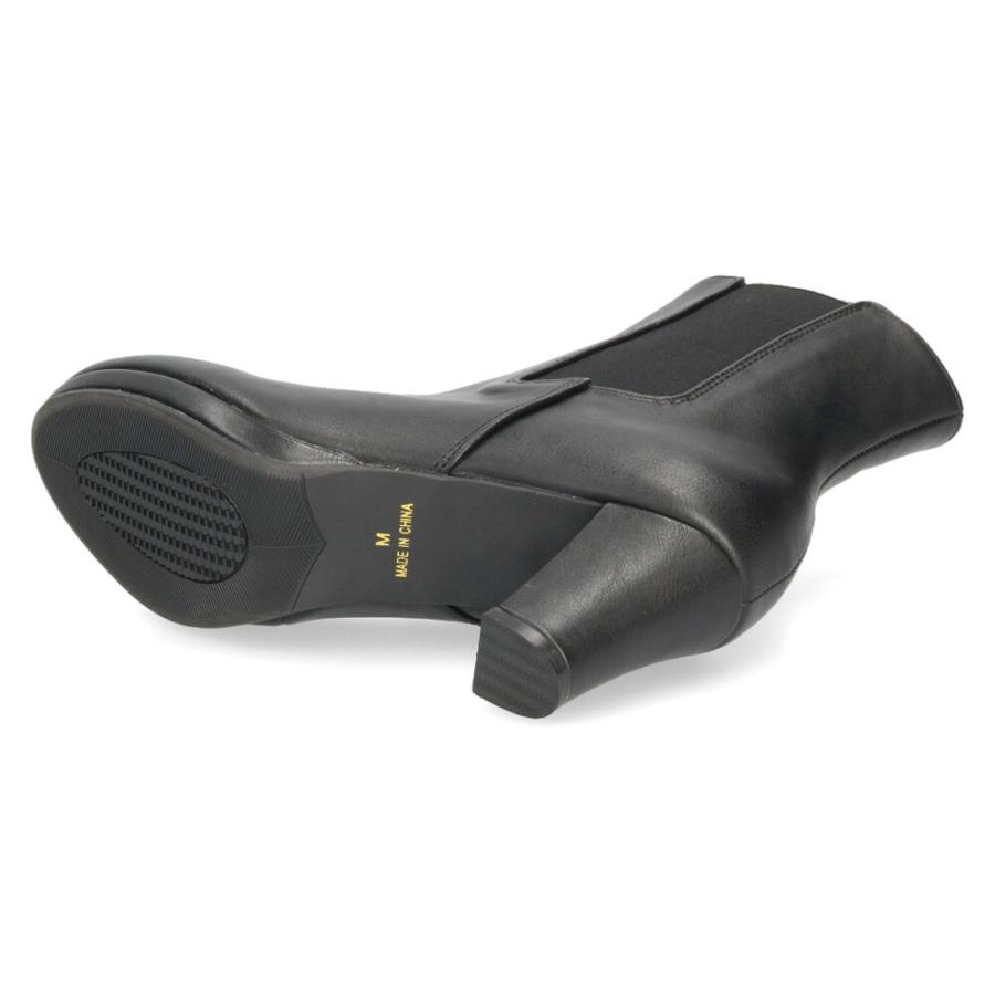 FILLIN サイドゴアブーツ ブラック 美品 28cm 最終値下け ショートブーツ レディース サイドゴアブーツ 黒 太ヒール 軽量 靴