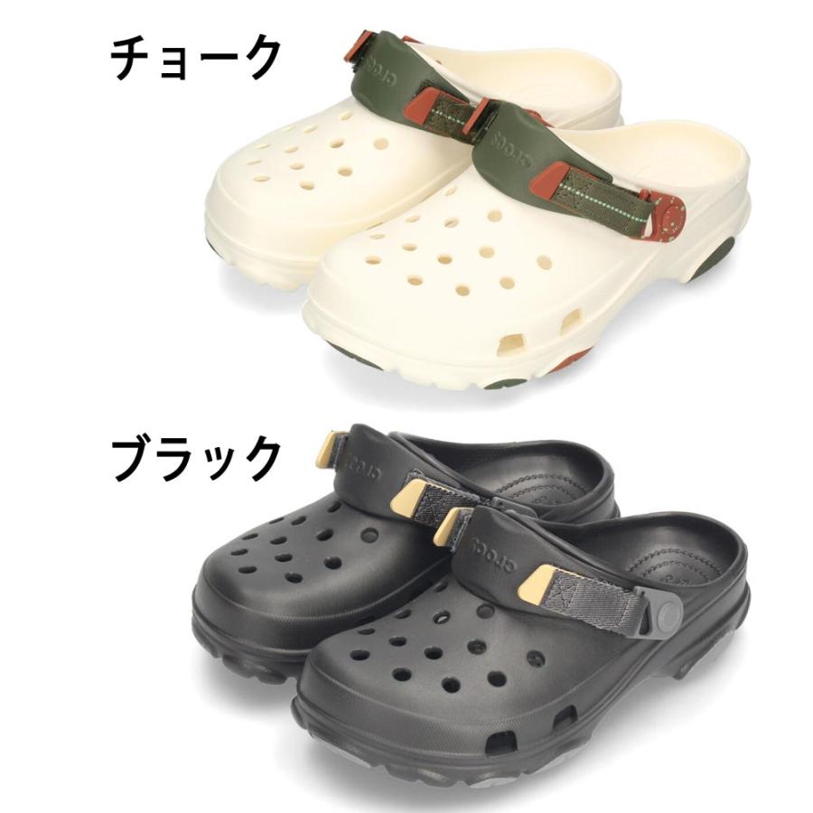 クロックス サンダル メンズ crocs  オール テレイン クロッグ チョーク  ブラック 黒 ALL TERRAIN CLOG 206340｜washington｜04