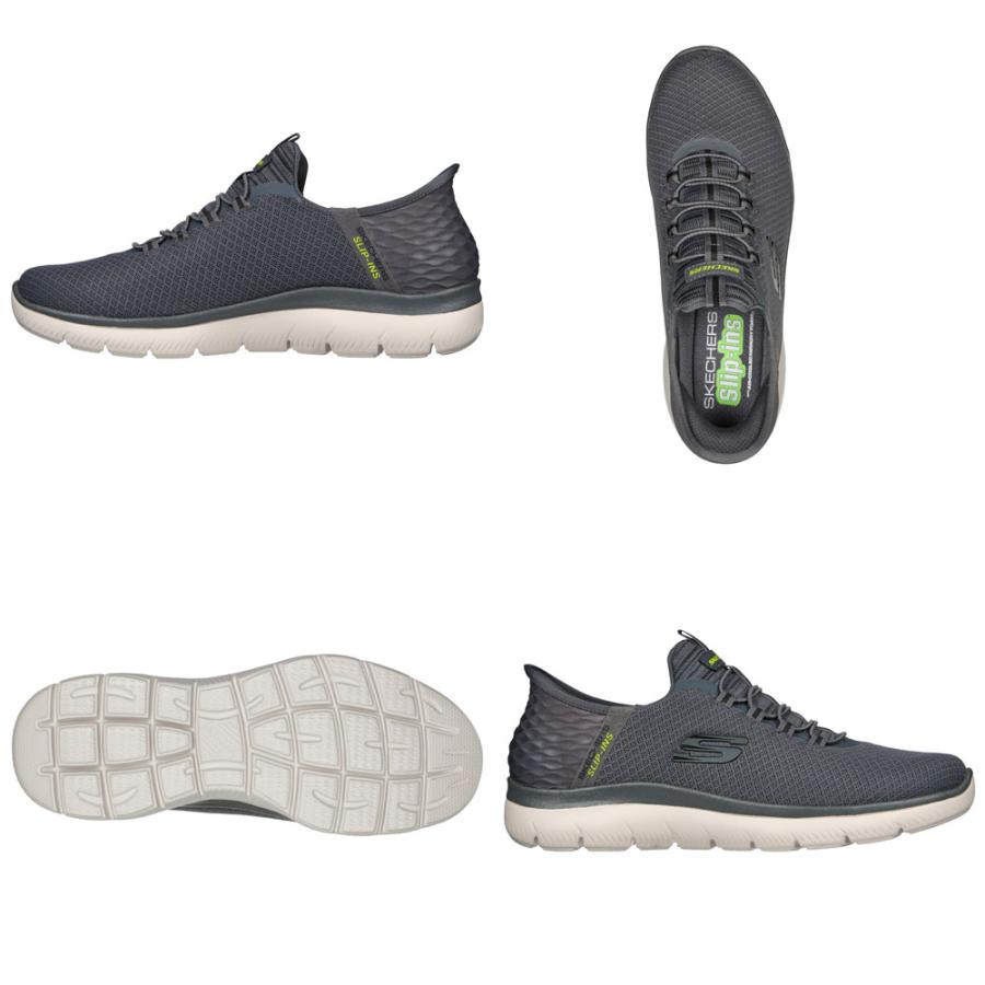 SKECHERS SLIP-INS - スタイル: スニーカー - ソールタイプ: ラバーソール  スケッチャーズ スリップインズ メンズ サミッツ 幅広 4E スニーカー 靴 232457W ワイド幅 ハイ レンジ 立ったまま履ける 手を使わずに履ける 履きやすい SKECHERSSlip-ins SUMMITSHIGH RANGE  サイズ···28cm  購入しま SKECHERS（スケッチャーズ） メンズ 4E相当 スリップインズ スニーカー