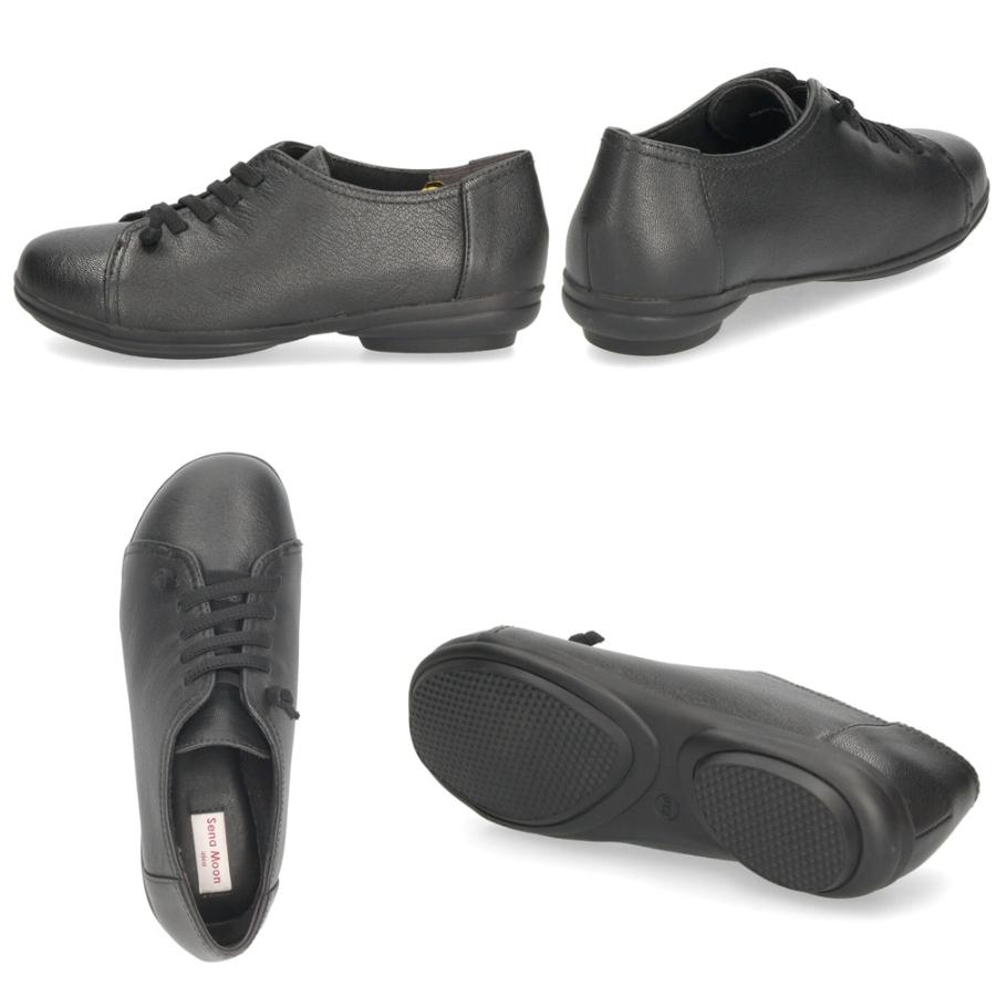 スリッポン スニーカー レディース 本革 靴 カジュアルシューズ コンフォート ゴム紐 サイドゴア ローヒール ぺたんこ セナムーン SENAMOON 0200 0202 スリッポン スニーカー レディース 本革 靴 カジュアルシューズ