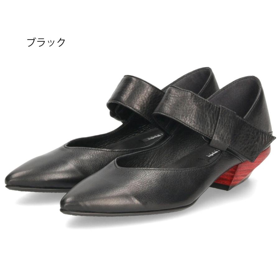 rabokigoshi works（ラボキゴシワークス） パンプス ローヒール 黒 本