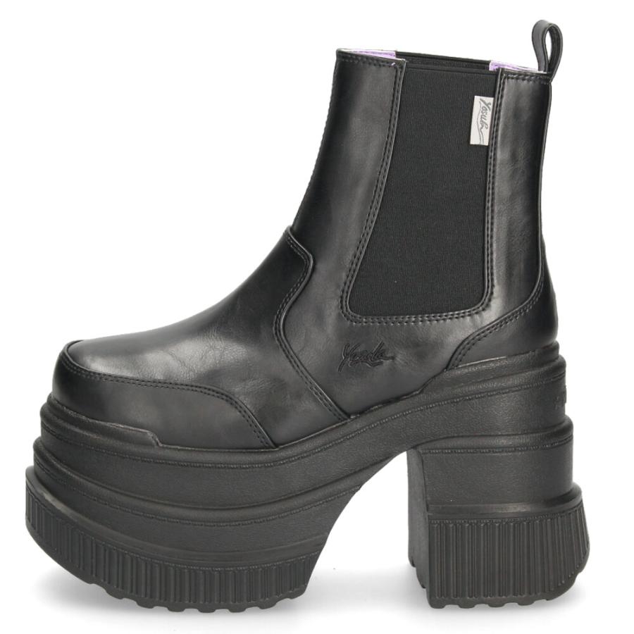 サイドゴア ブーツ レディース 厚底ブーツ ショート 黒 ヨースケ YOSUKE 靴 チェルシーブーツ 4460050 ブラック ベージュ グレー マルチ レオパード サイドゴア ブーツ レディース 厚底ブーツ ショート 黒 ヨースケ