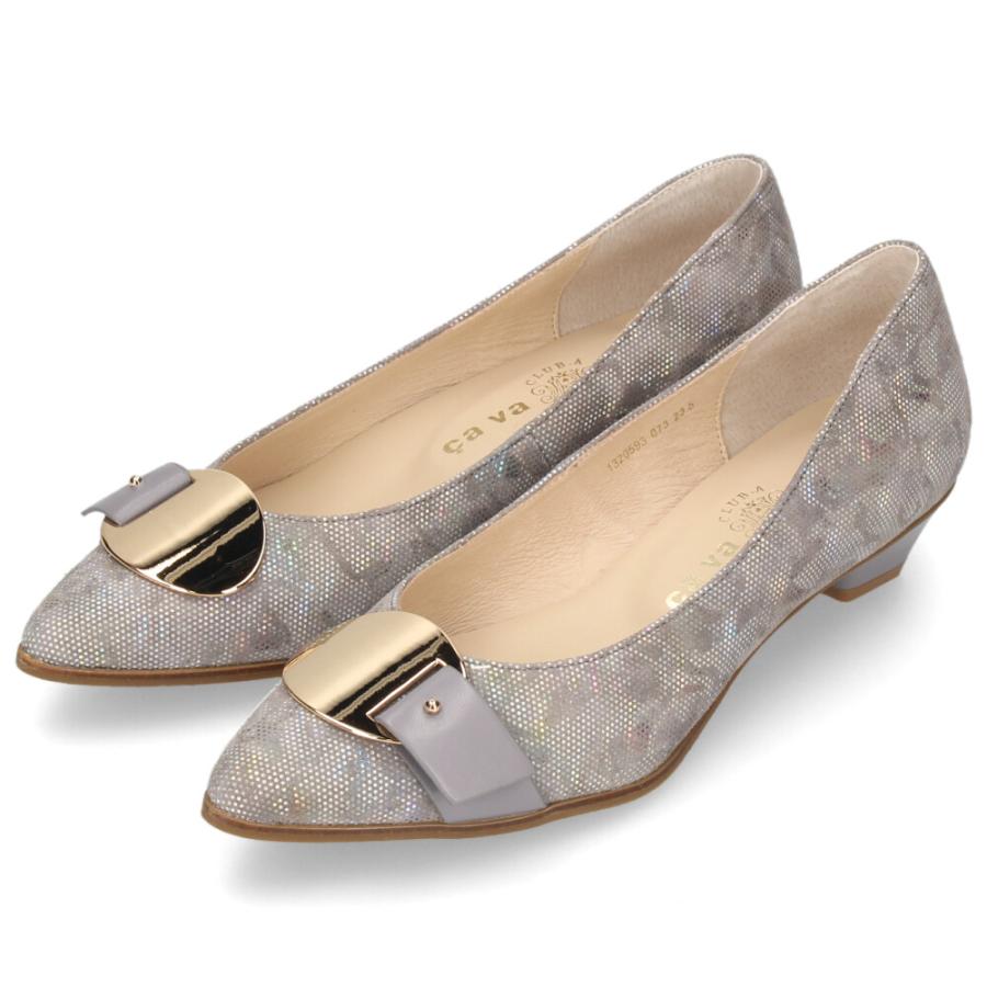 cava cava（サヴァサヴァ） パンプス ローヒール 痛くない 本革