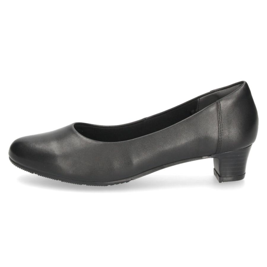 黒パンプス 本革 ローヒール 幅広 痛くない フォーマル リクルート ビジネス 冠婚葬祭 4E ゆったり幅 大きいサイズ 小さいサイズ ストラップ Parade | Parade | 15