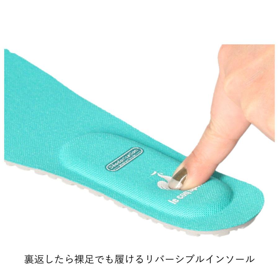 ルコック スポルティフ サンダル レディース スニーカー ブラック ベージュ LCS ロワール SI SD ハンズフリー 履きやすい 靴 軽い 3E QL3XJC39BG QL3XJC39BK | le coq sportif | 16