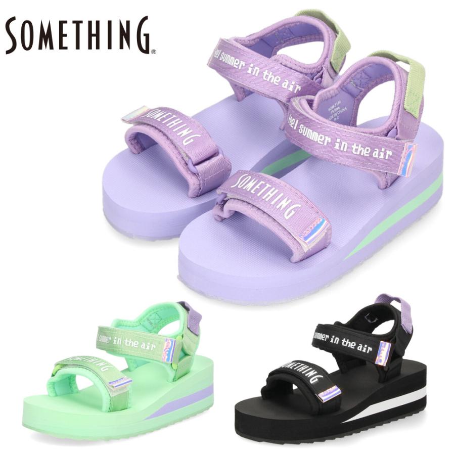サムシング キッズ ジュニア サンダル ガールズ SOMETHING SOM