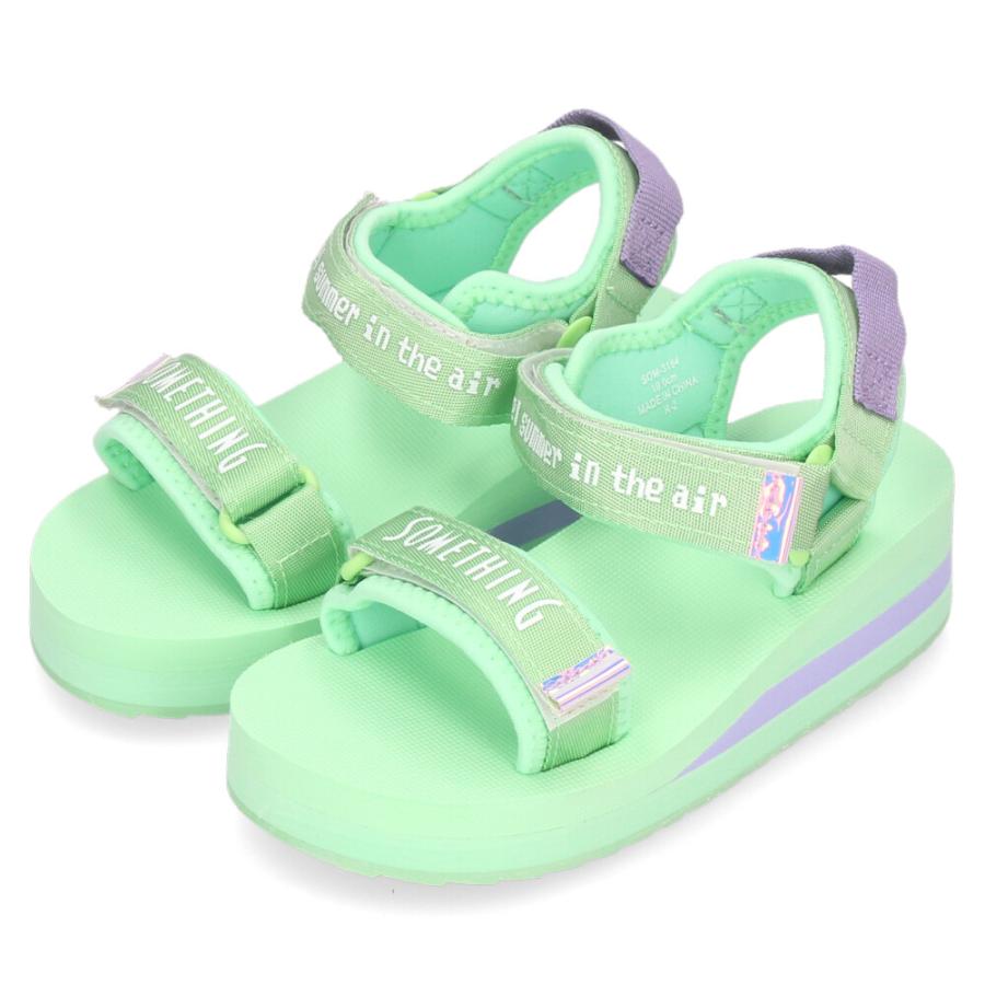 サムシング キッズ ジュニア サンダル ガールズ SOMETHING SOM-3164