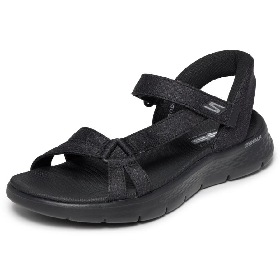 スケッチャーズ スリップインズ 立ったまま履ける レディース サンダル ゴーウォーク 靴 ノーマル幅 SKECHERS Slip-ins 141481 ハンズフリー 手を使わずに履けるの画像