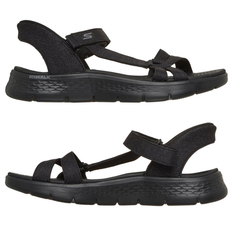 スケッチャーズ スリップインズ 立ったまま履ける レディース サンダル ゴーウォーク 靴 ノーマル幅 SKECHERS Slip-ins 141481 ハンズフリー 手を使わずに履けるの画像