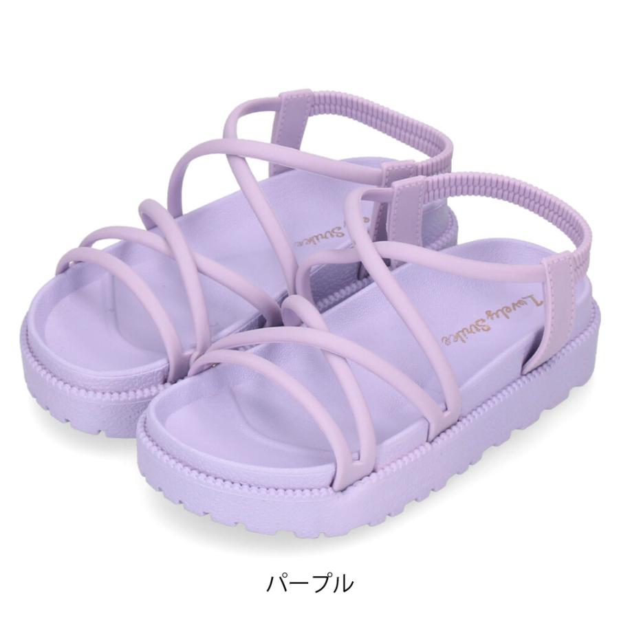 サンダル キッズ 女の子 ストラップサンダル 厚底 かわいい おしゃれ 