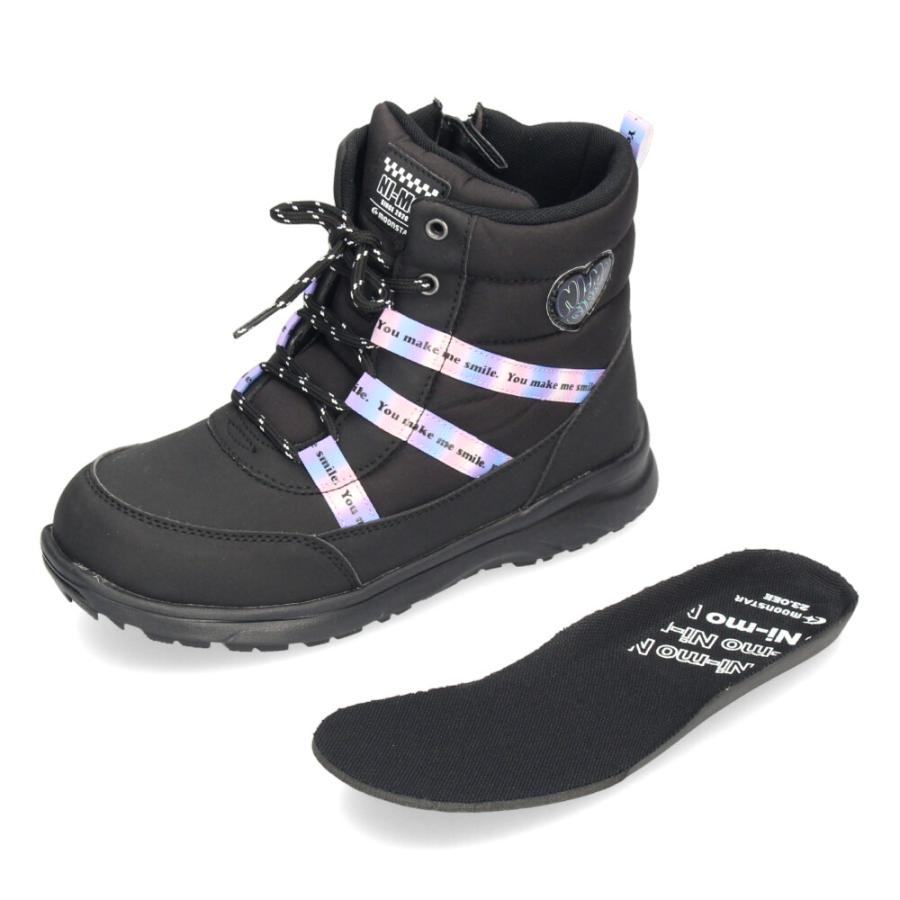 Ni-mo ムーンスター キッズ ブーツ 女の子 スノーブーツ 可愛い