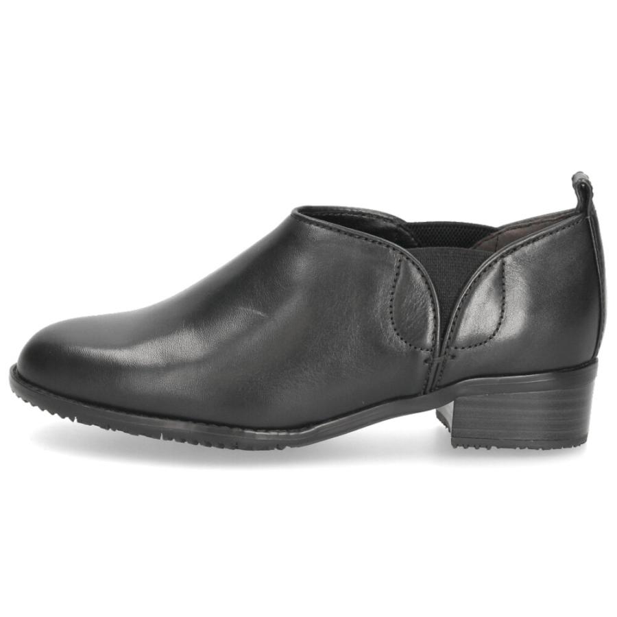 サイドゴアブーティレディース 靴 本革 レザー ショートブーツ サイドゴア 3E 防滑 4cmヒール カジュアル ビジネス 9150 Parade Parade サイドゴアブーティレディース 靴 本革 レザー ショートブーツ