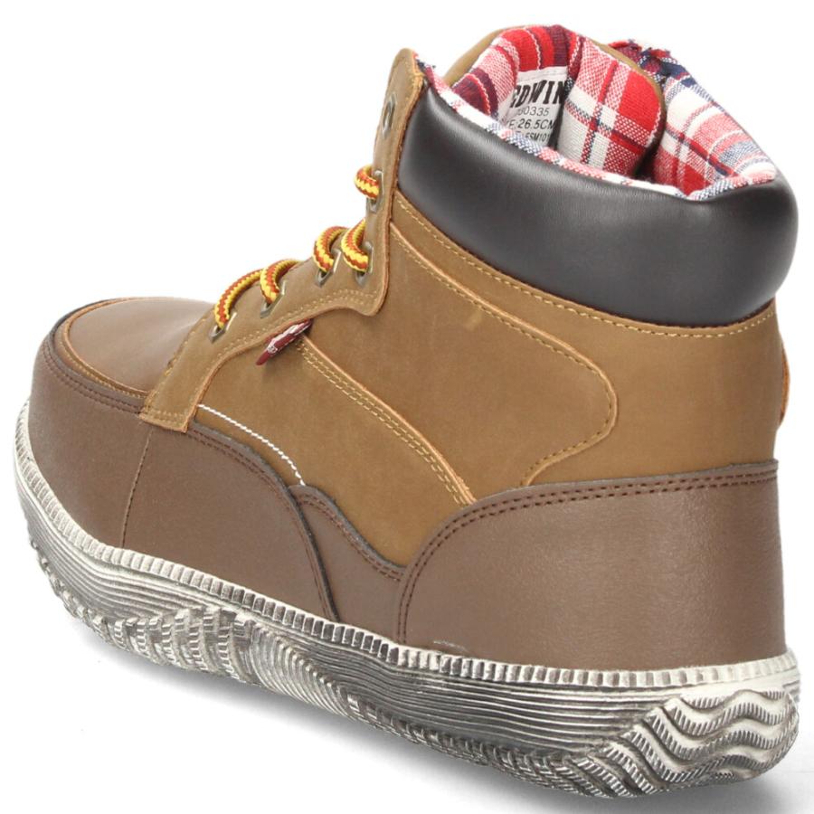 エドウィン 安全靴 EDWIN ESM-101N メンズ 靴  鉄先芯 耐滑 衝撃吸収 作業靴 スニーカー ブーツ ハイカット カジュアル デイリー | EDWIN | 06