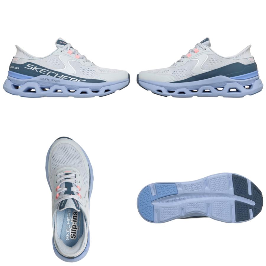 スケッチャーズ スリップインズ レディース SKECHERS Slip-ins スリッポン ハンズフリー スニーカー 黒 厚底 ウォーキングシューズ 靴 50510 紐靴 ノーマル幅の画像