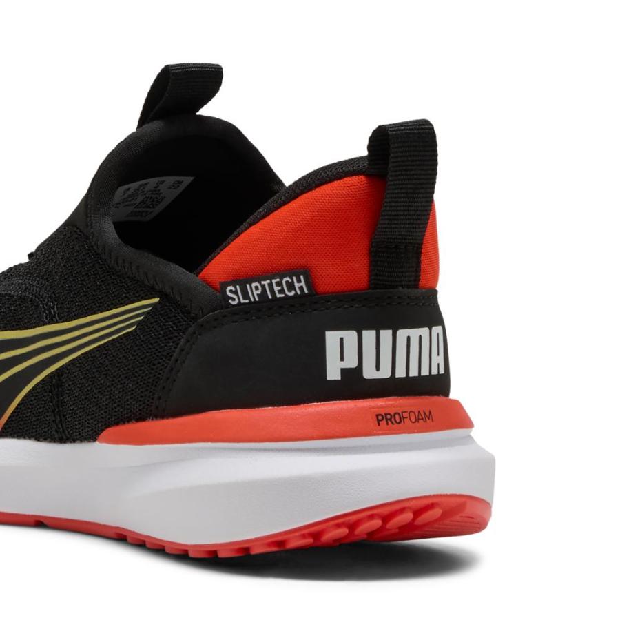 プーマ キッズ ジュニア スニーカー 男の子 女の子 スリッポン 黒 PUMA クルーズ プロフォーム イーズイン 397633 子供 靴 履きやすい クッション性の画像