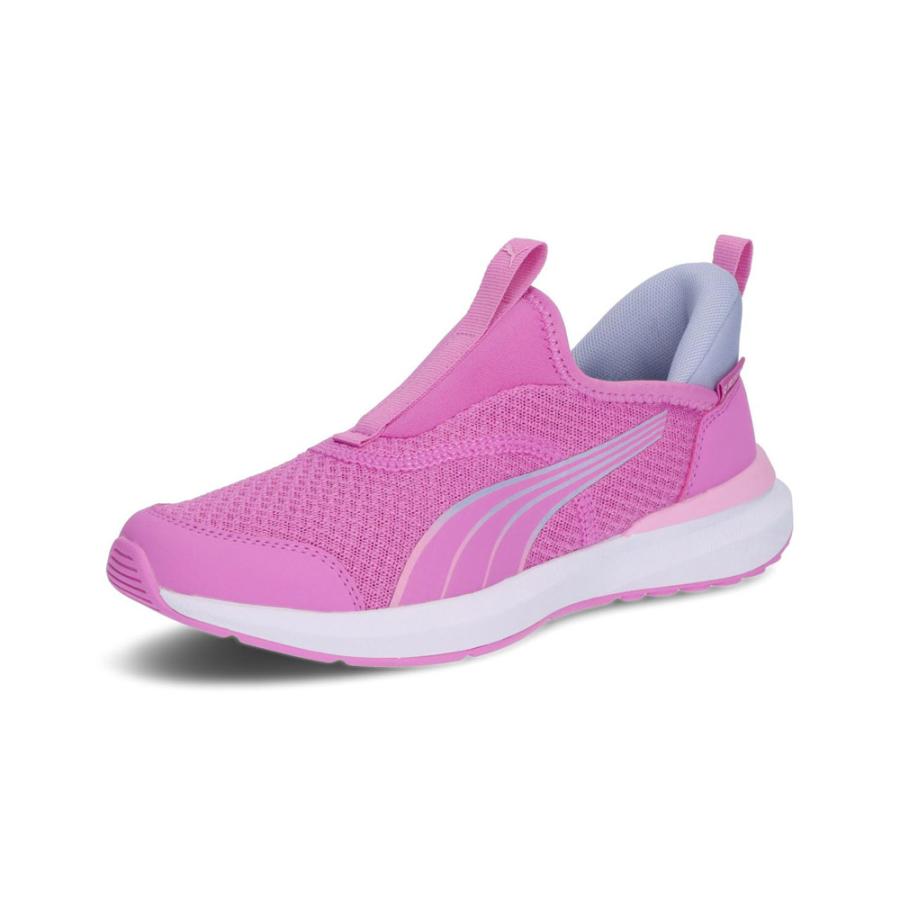 プーマ キッズ ジュニア スニーカー 男の子 女の子 スリッポン 黒 PUMA クルーズ プロフォーム イーズイン 397633 子供 靴 履きやすい クッション性の画像