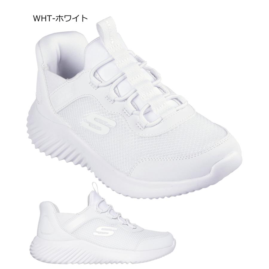 スケッチャーズ スリップインズ キッズ ジュニア スニーカー 男の子 女の子 黒 SKECHERS Slip-ins バウンダー ノーマル幅 403822 303585の画像
