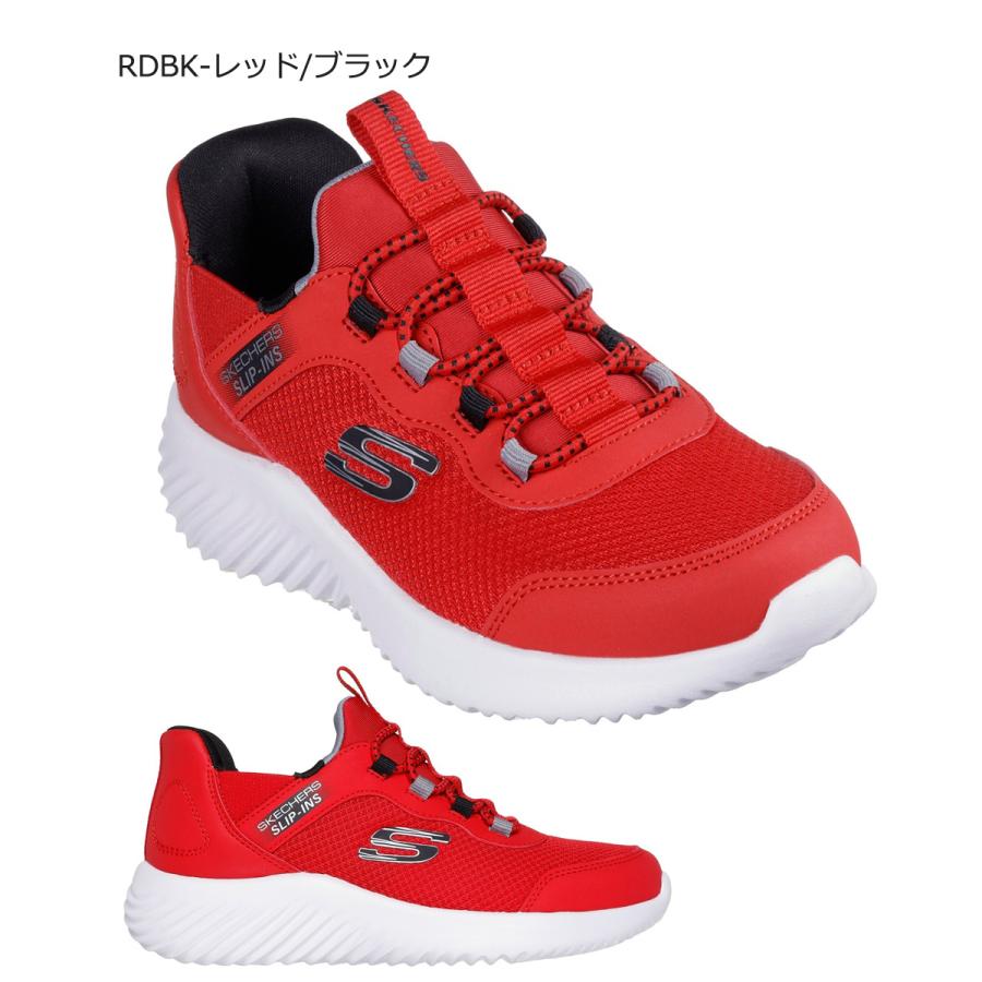 SKECHERS スリップインズ 22cm　通学　赤　軽量　人気　新品 SKECHERS（スケッチャーズ） 爆買 スリップインズ キッズ ジュニア