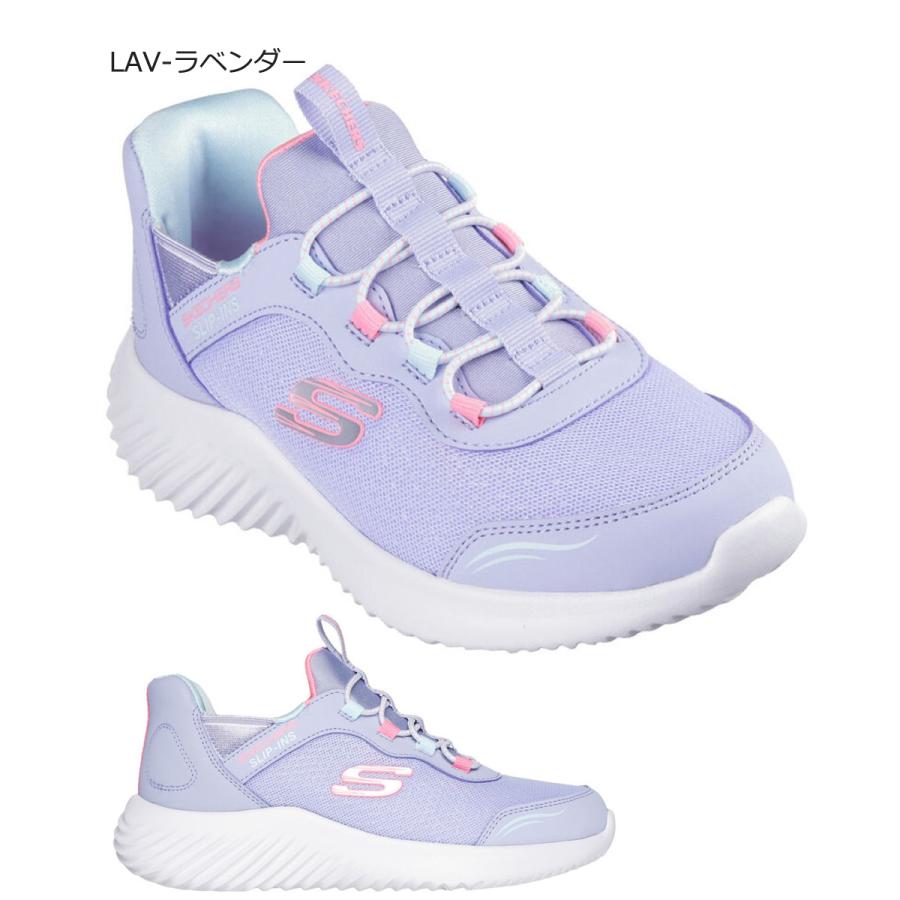 スケッチャーズ スリップインズ キッズ ジュニア スニーカー 男の子 女の子 黒 SKECHERS Slip-ins バウンダー ノーマル幅 403822 303585の画像