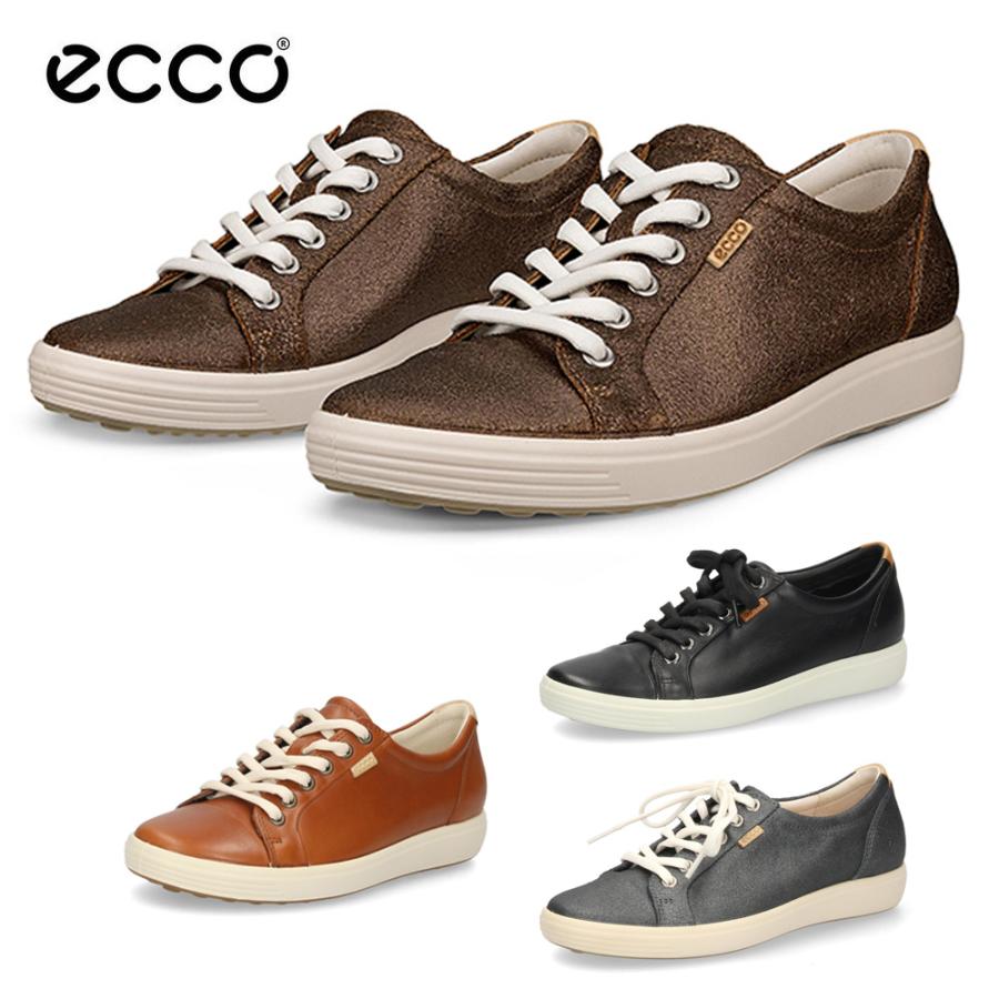 エコー ecco スニーカー レザースニーカー レディース 靴 430003 SOFT
