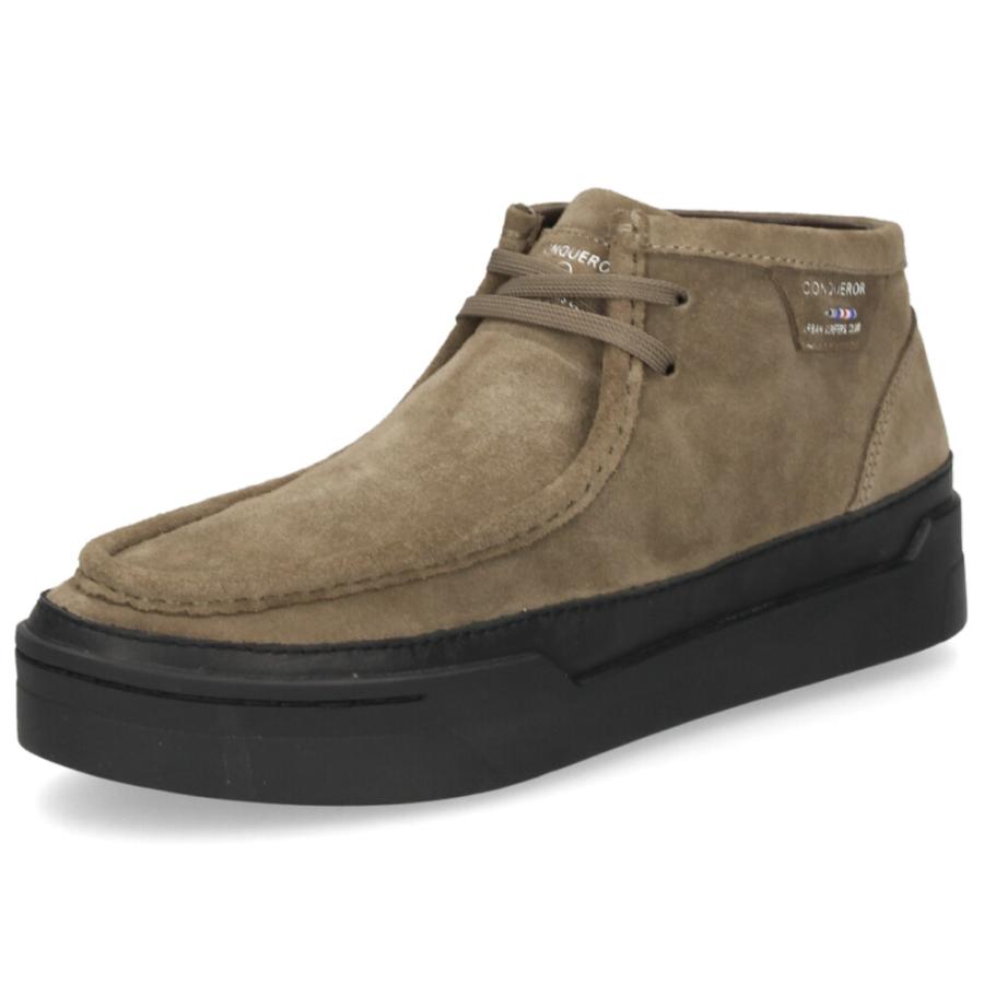コンカラー　ベージュ スエード モカシン Conqueror Shoes（コンカラーシューズ） コンカラー シューズ