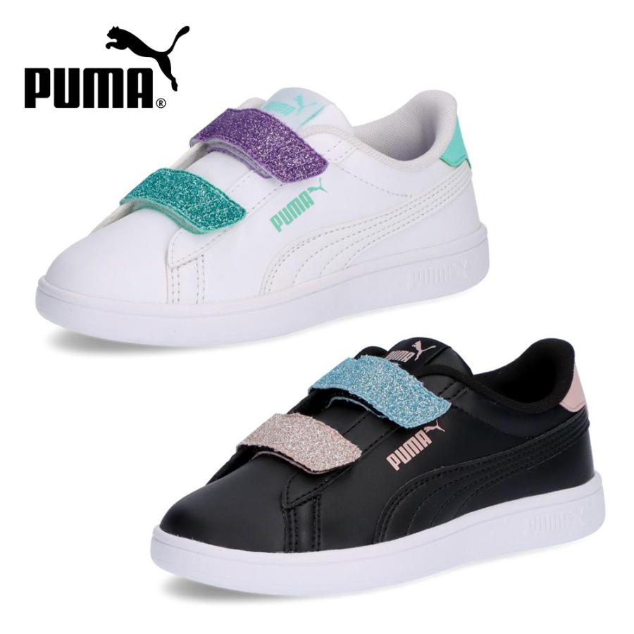 PUMA プーマ スニーカー キッズ ガールズ 395609 靴 スマッシュ PUMA プーマ スニーカー キッズ ガールズ 395609 靴 スマッシュ