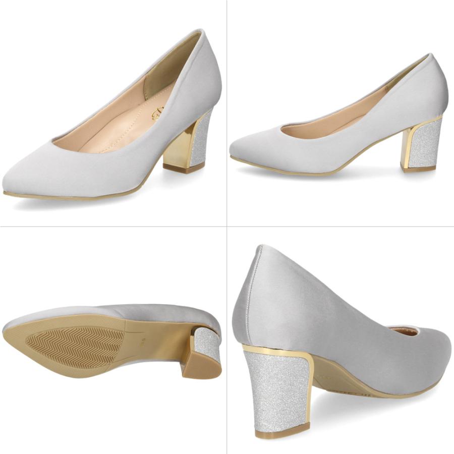 ラメ　パンプス　パーティ　結婚式 ウェディング シューズ ブライダルシューズ 結婚式 ラメ