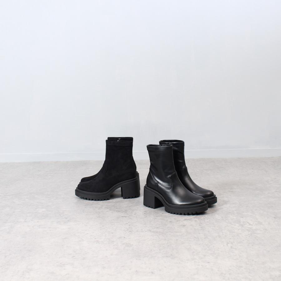 Parade ブーツ レディース ショート 歩きやすい 厚底 ボリュームソール