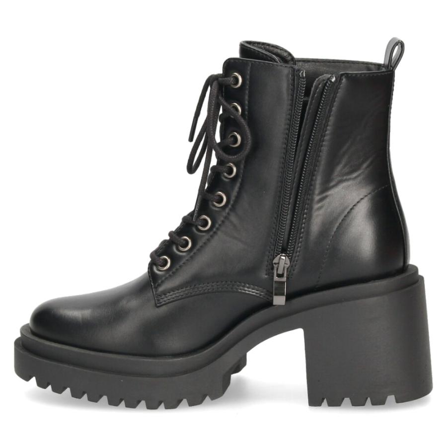 ブーツ　ショートブーツ　厚底ボリュームソール レースアップ ショートブーツ　カジュアルブーツ　ブラック　定番　歩きやすい　疲れにくい　おしゃれ　シンプル　上品 Parade ブーツ レディース ショート 厚底 ボリュームソール レース