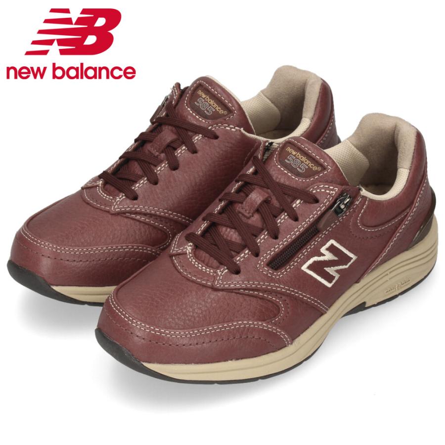 New Balance（ニューバランス） 幅広 2E スニーカー レディース 本革