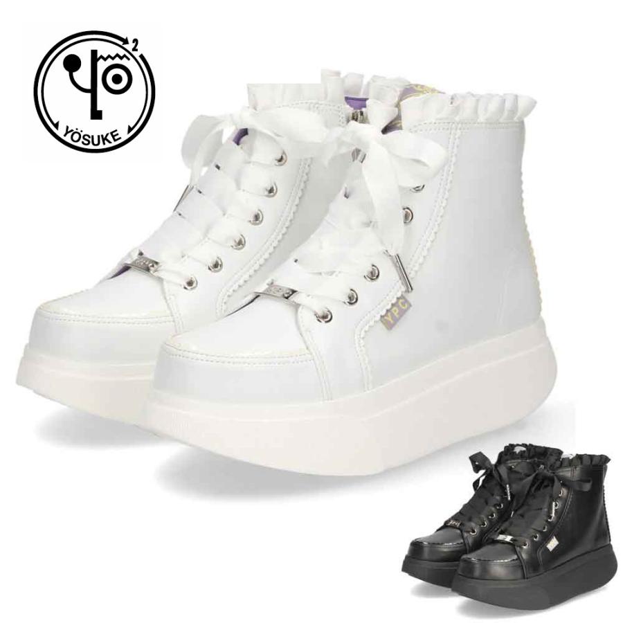 YOSUKE（ヨースケ） レディース 厚底スニーカー 3E 幅広 4450062