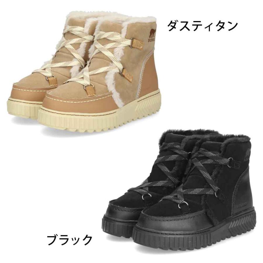 SOREL ブラック スエードブーツ SOREL ソレル スノーブーツ ショートブーツ レディース スエード 本革