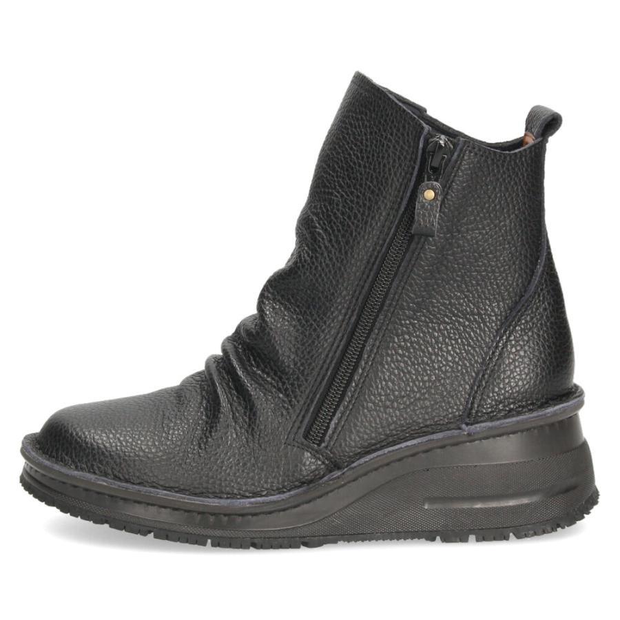 Parade ショートブーツ レディース 幅広 4E 本革 撥水 抗菌 汚れにくい