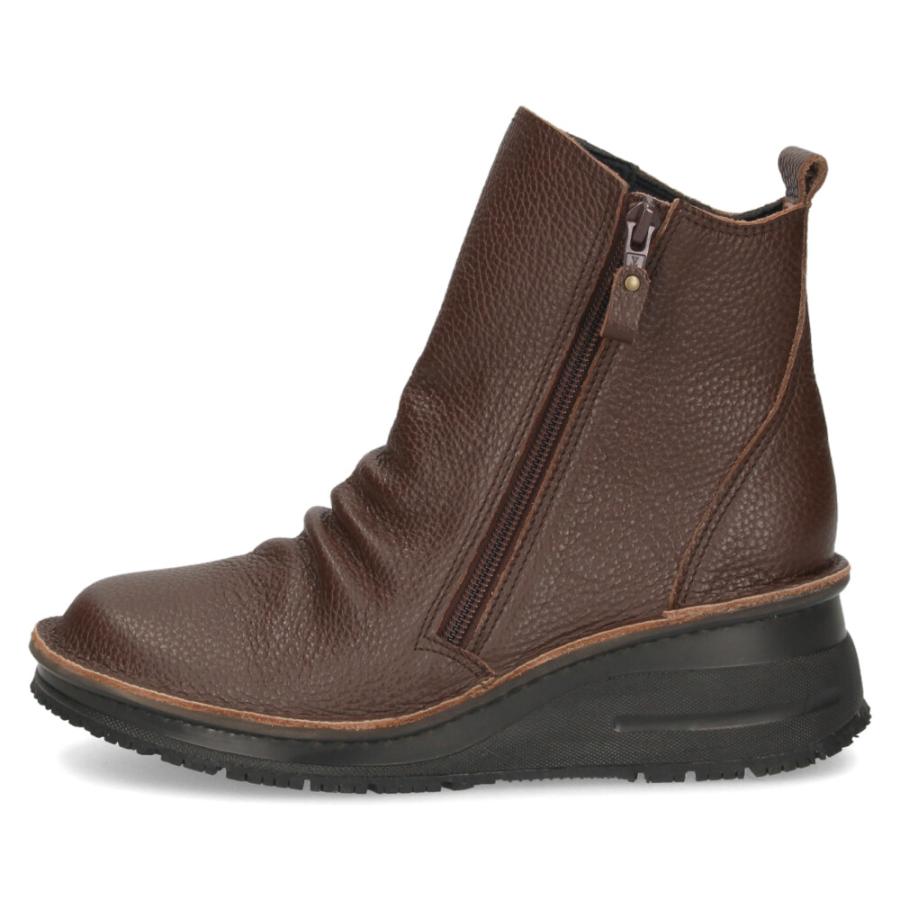 Parade ショートブーツ レディース 幅広 4E 本革 撥水 抗菌 汚れにくい