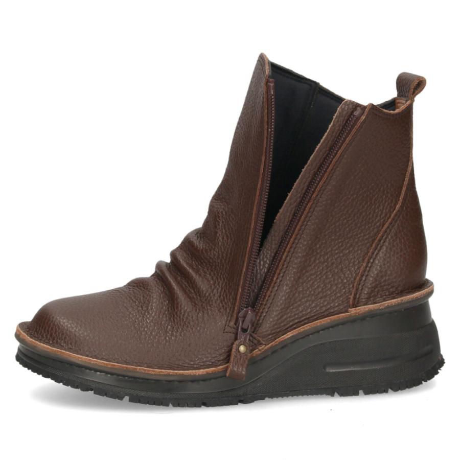 Parade ショートブーツ レディース 幅広 4E 本革 撥水 抗菌 汚れにくい