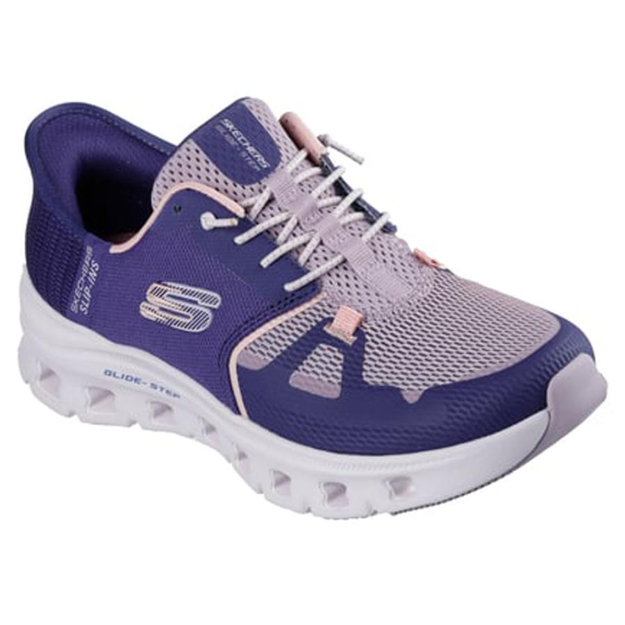 【CM掲載商品】 スケッチャーズ スリップインズ レディース スニーカー 厚底 ハンズフリー SKECHERS Slip-ins グライドステップ プロ 150420 靴の画像