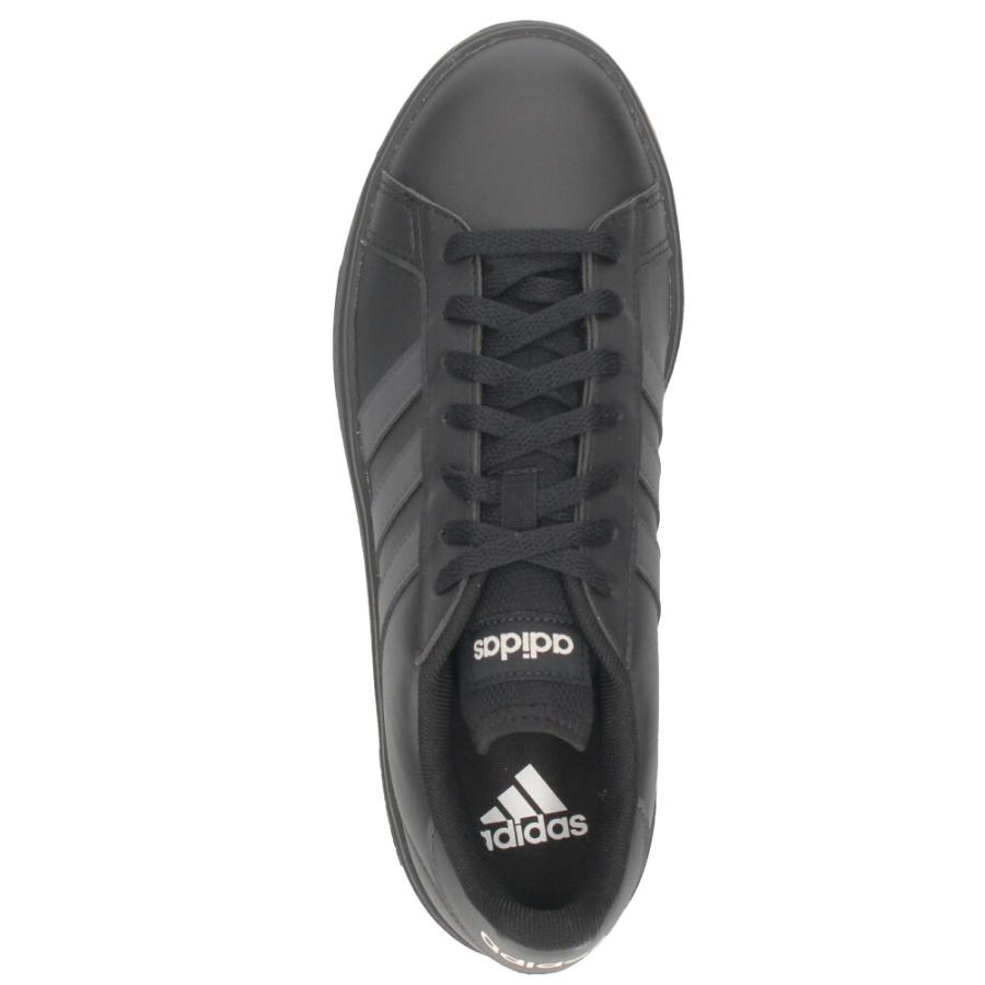 adidas（アディダス） スニーカー メンズ 黒 白 グランドコートベース