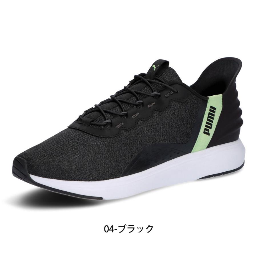 PUMA（プーマ） スニーカー メンズ スリッポン 厚底 ハンズフリー 黒 