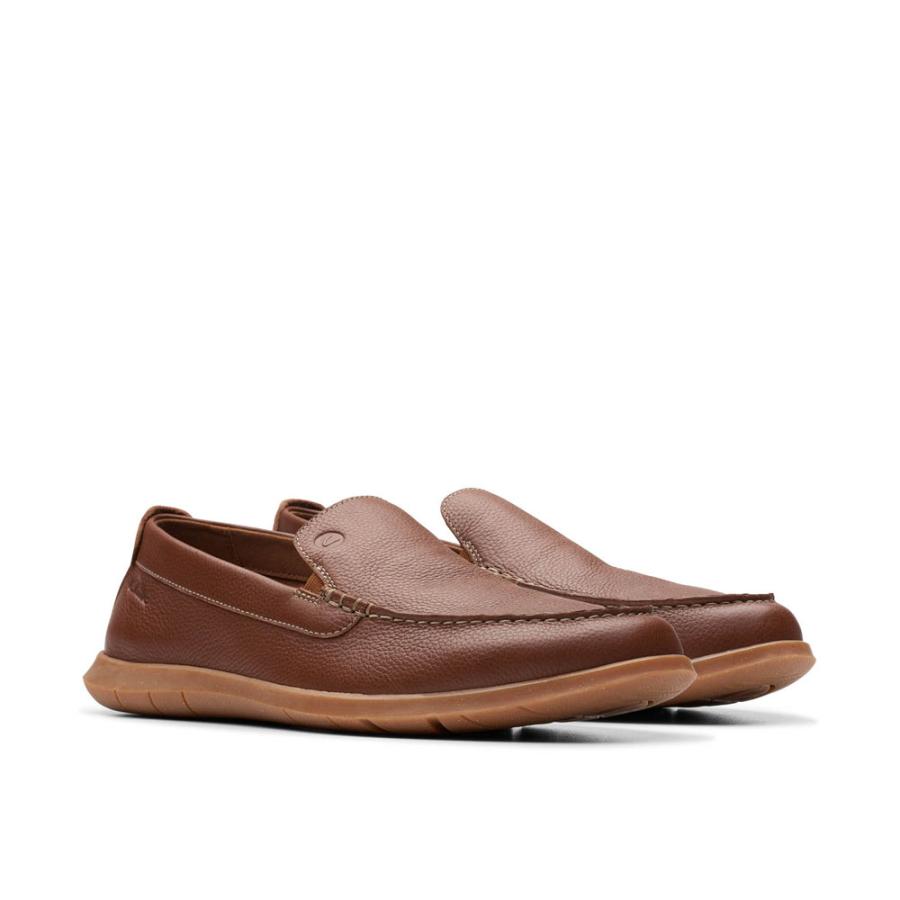 Clarks Flexlight ブラウン Mens Clarks Flexlight Wide Fitting Lace Up Shoe Swift Mile
