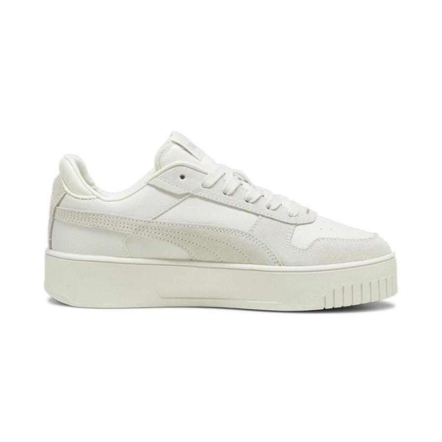 PUMA 厚底スニーカー 23cm アイボリー 美品 PUMA（プーマ） 厚底スニーカー 400735 コートラリーSKYE SD