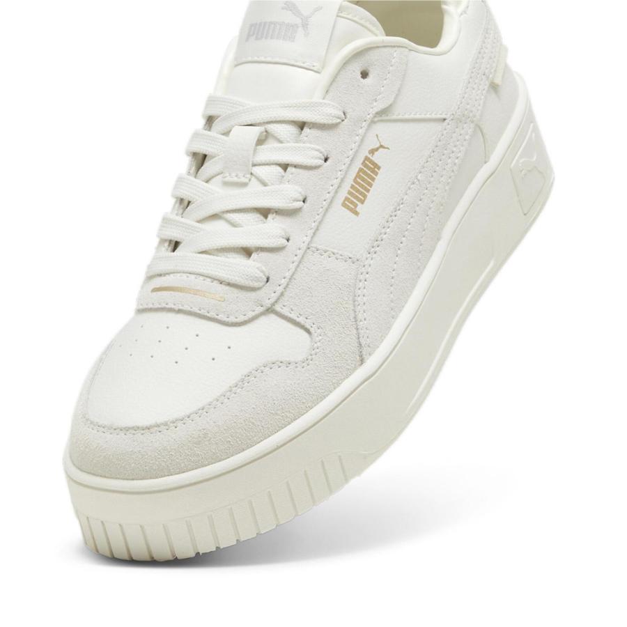 PUMA 厚底スニーカー 23cm アイボリー 美品 PUMA（プーマ） スニーカー レディース 厚底 白 ホワイト グレー