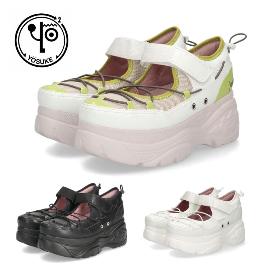 YOSUKE（ヨースケ） スニーカー 厚底 レディース 2605004 YOSUKE 靴 黒