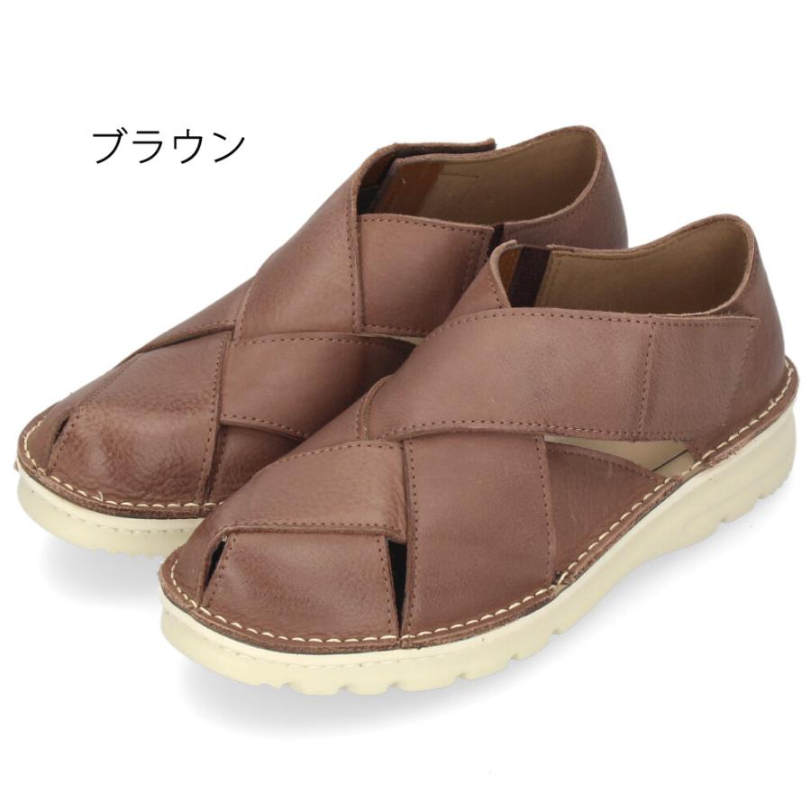 本革 グルカシューズ レディース ブラック ブラウン フォレスト