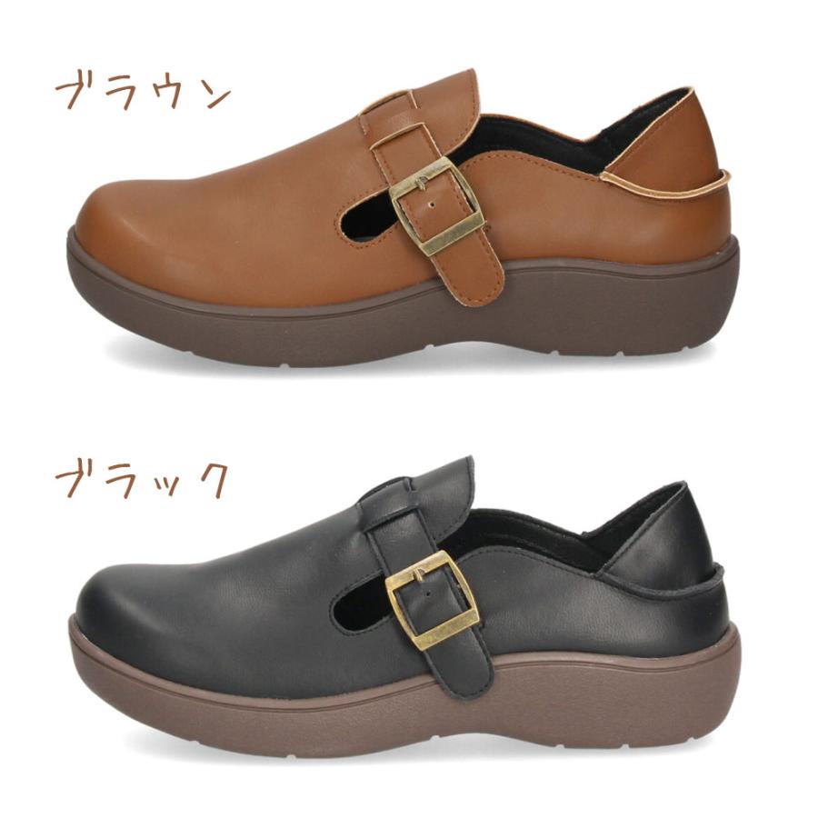 カジュアルシューズ コンフォートシューズ レディース 靴 2WAY 3E 防滑