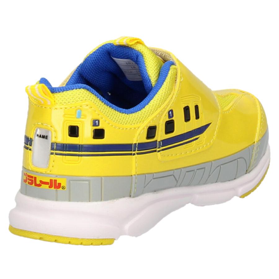 プラレール スニーカー キッズ シューズ 新幹線 電車 子供靴 マジック