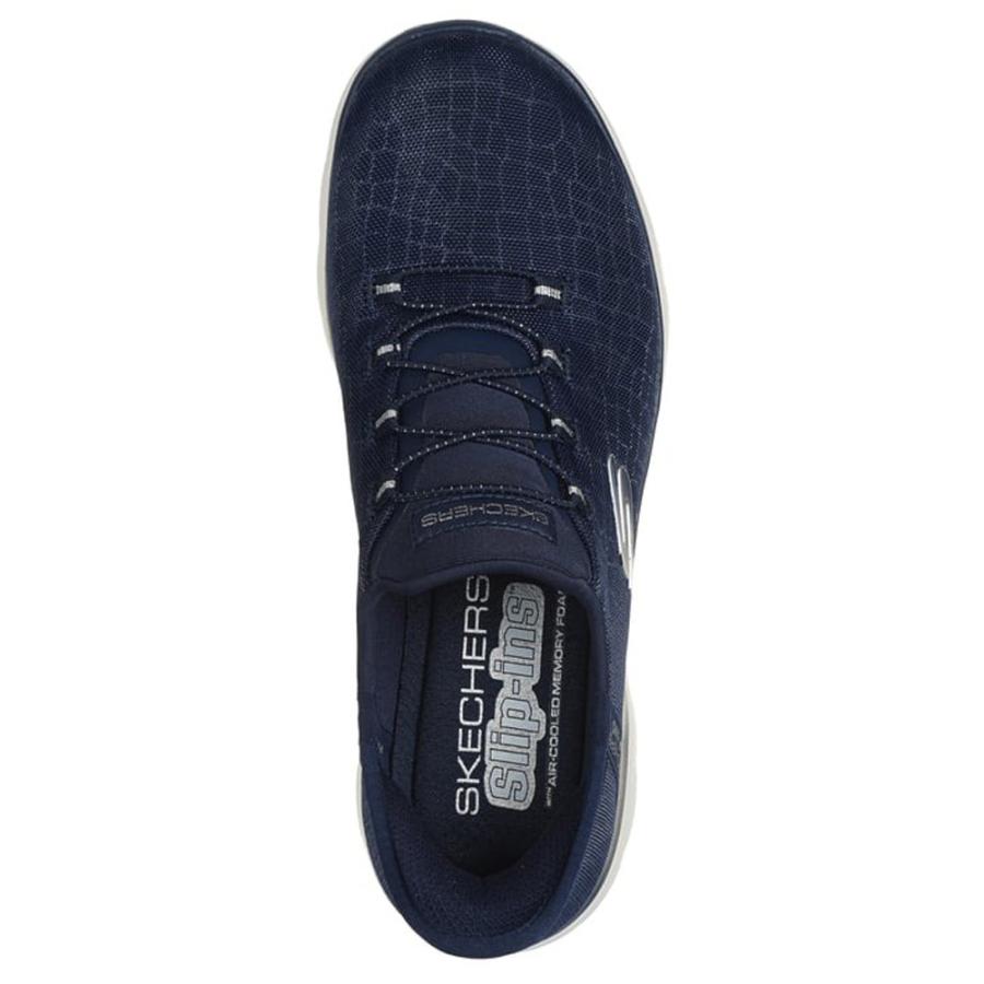 スケッチャーズ スリップインズ レディース 幅広 ワイド幅 スリッポン 黒 ハンズフリー SKECHERS Slip-ins サミッツ クラッシーナイト 150128Wの画像